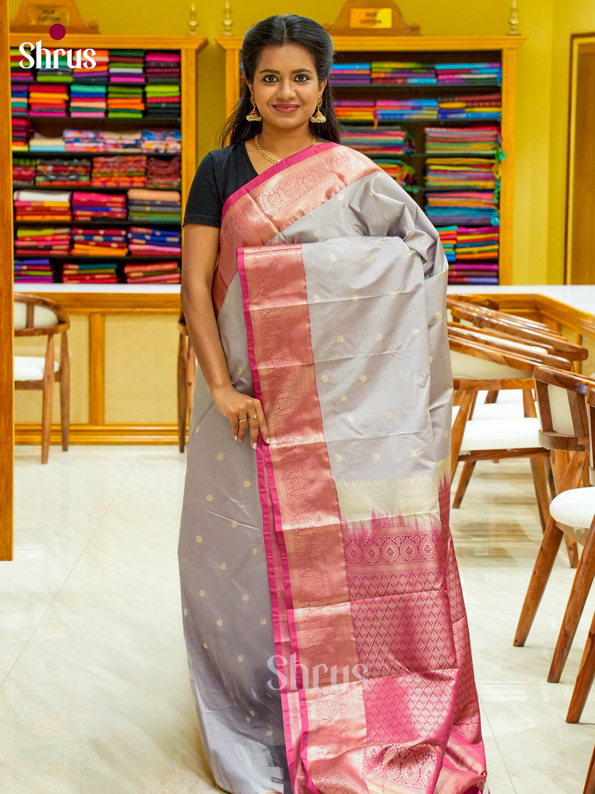 Kanchipuram-halfpure Saree - EH19035