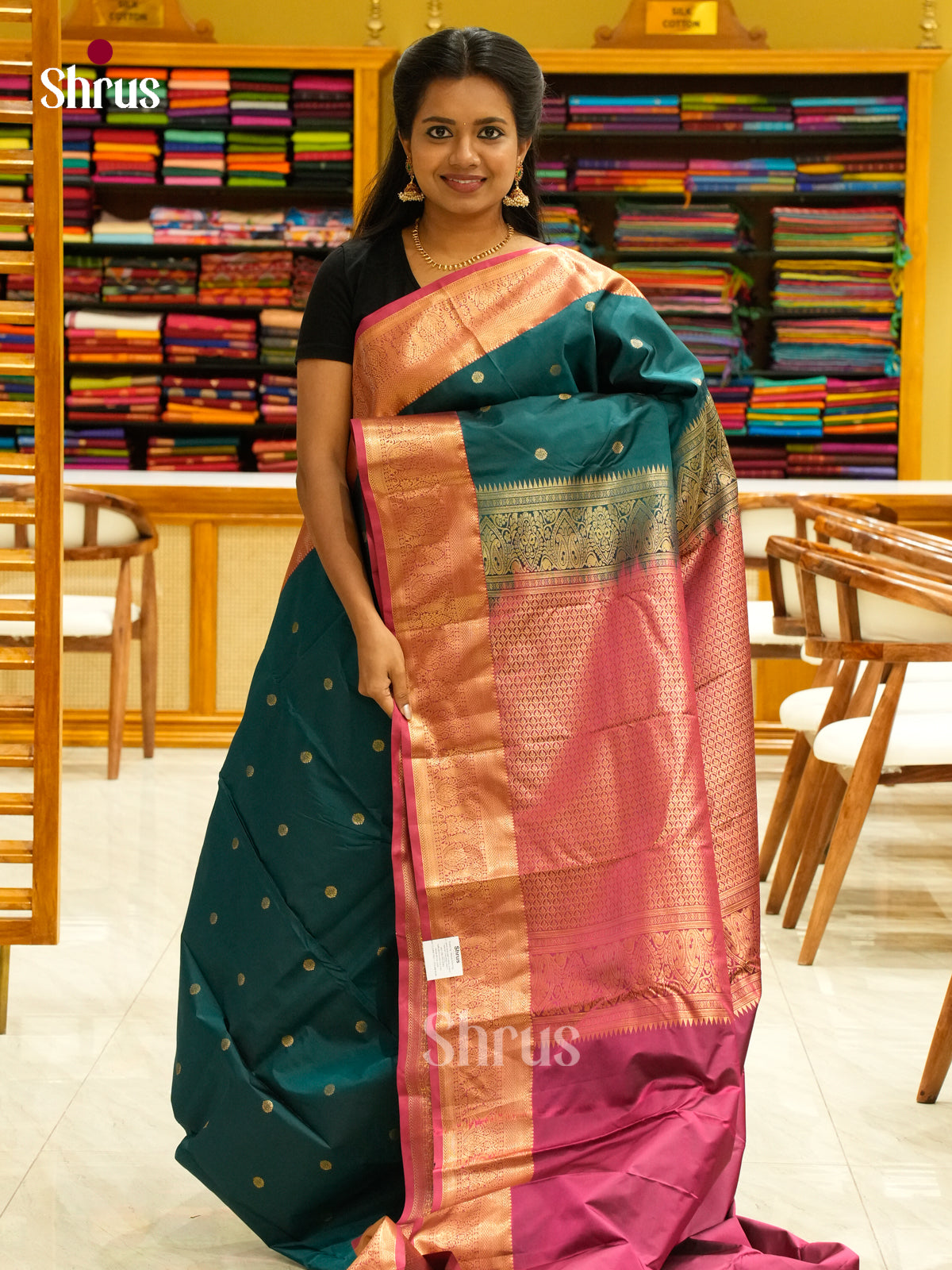Kanchipuram-halfpure Saree - EH19036