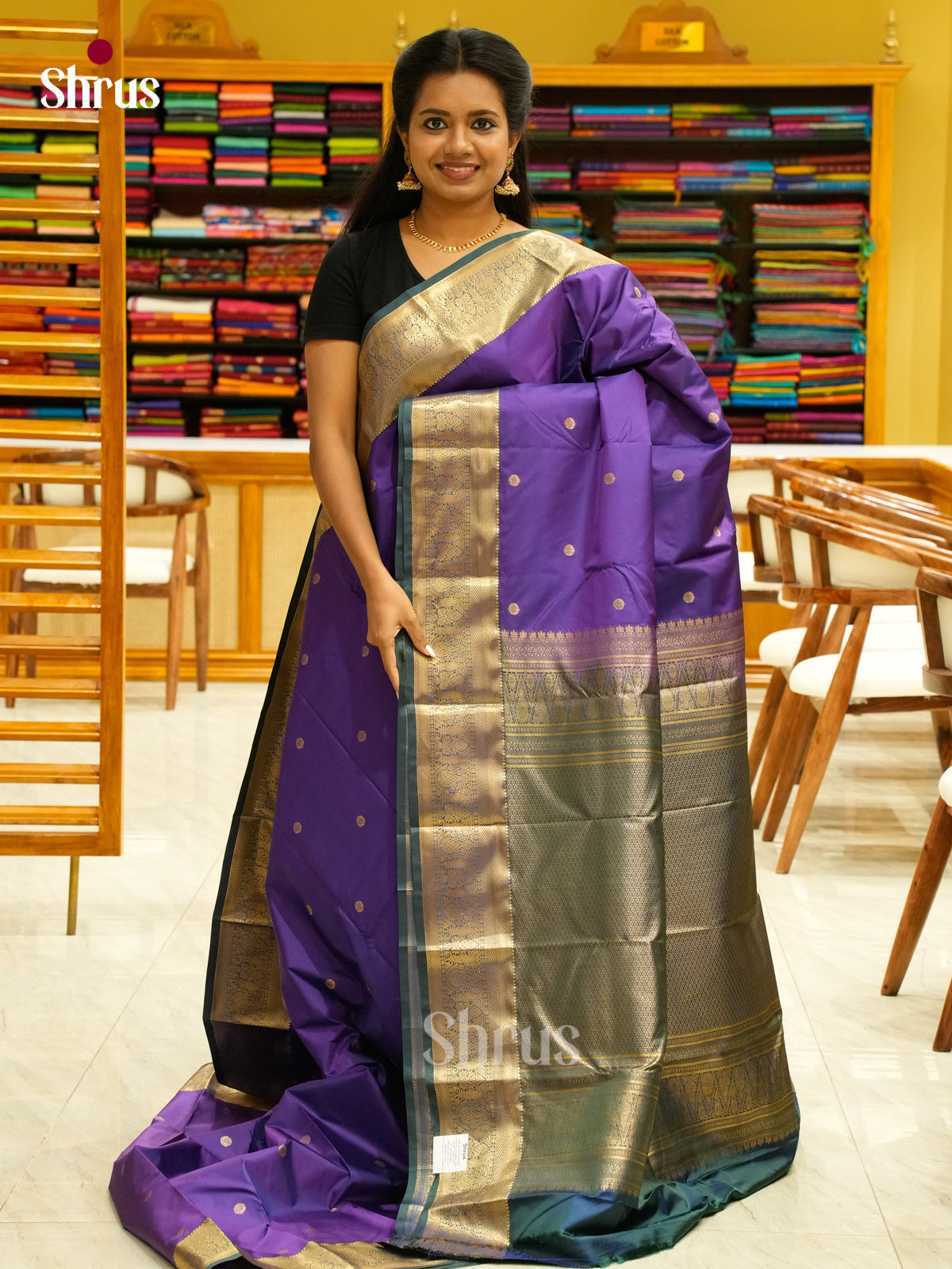 Kanchipuram-halfpure Saree - EH19037