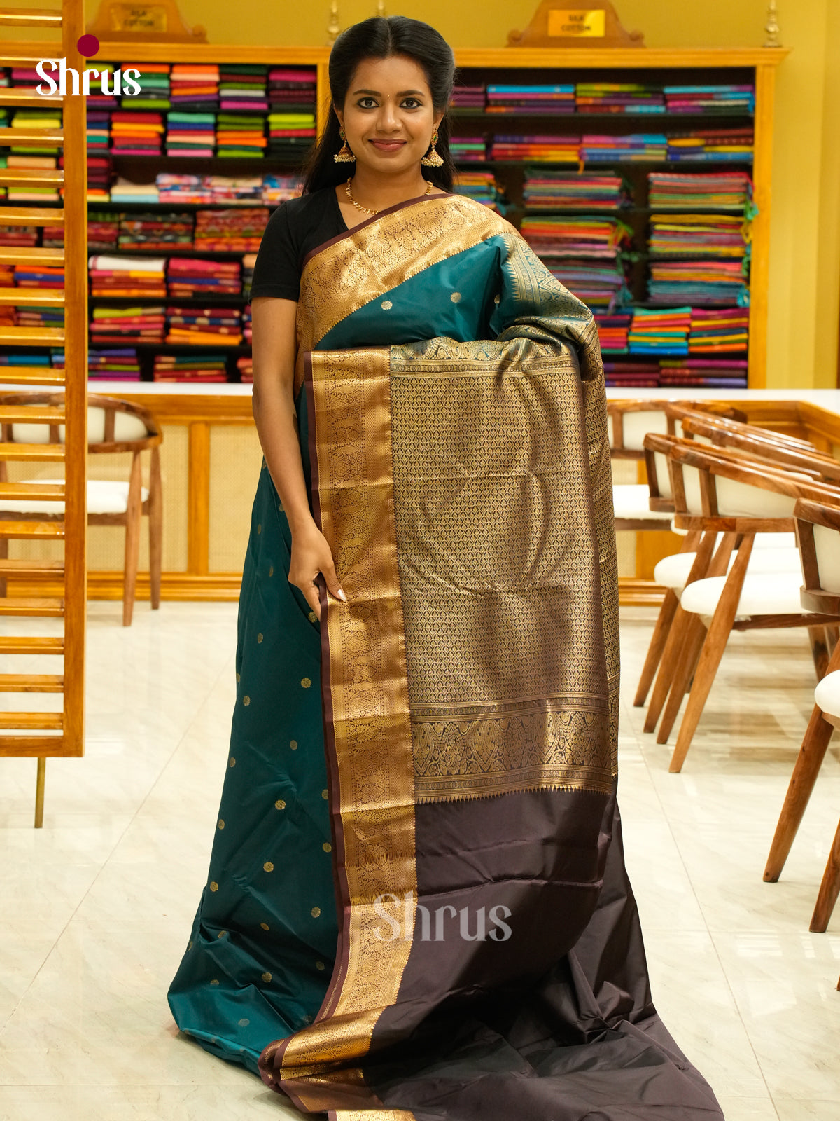 Kanchipuram-halfpure Saree - EH19038