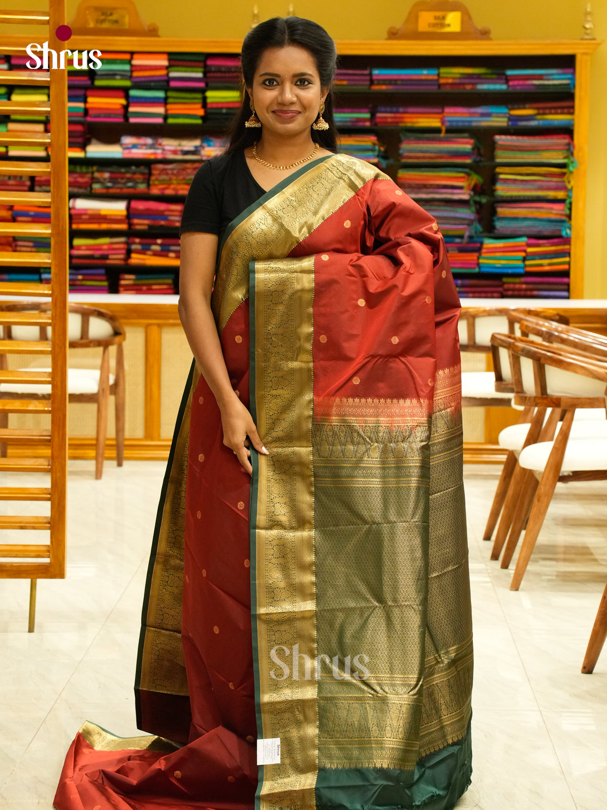 Kanchipuram-halfpure Saree - EH19040
