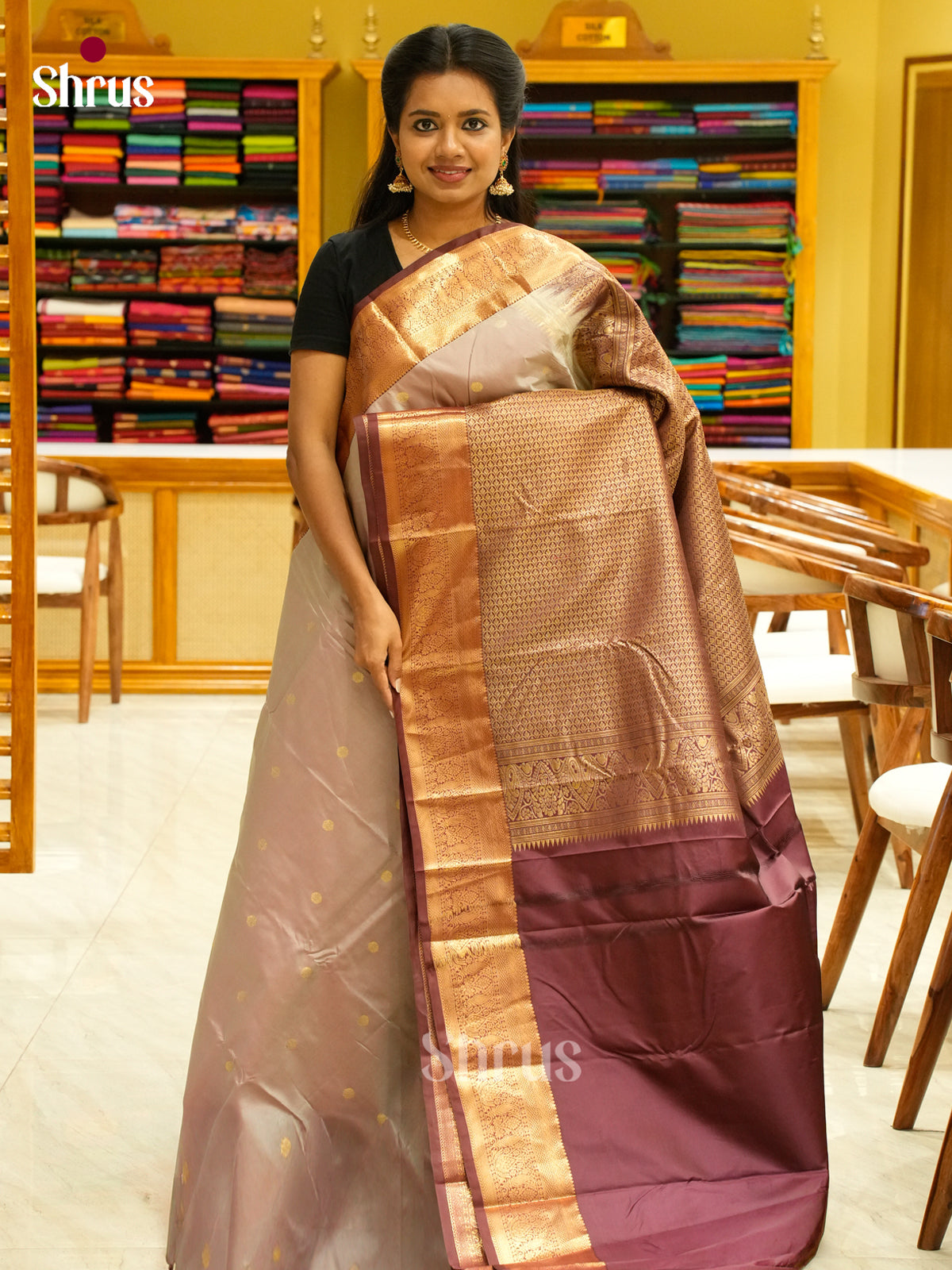 Kanchipuram-halfpure Saree - EH19041