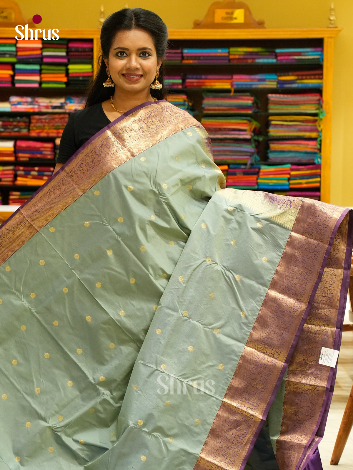 Kanchipuram-halfpure Saree - EH19042