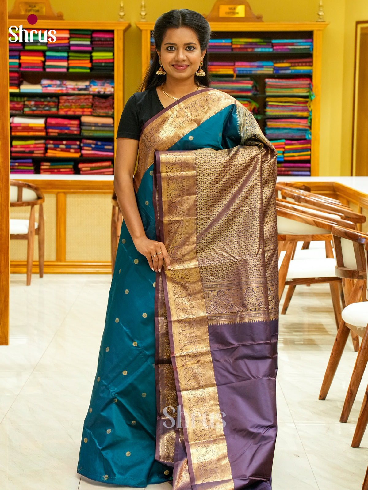 Kanchipuram-halfpure Saree - EH19048