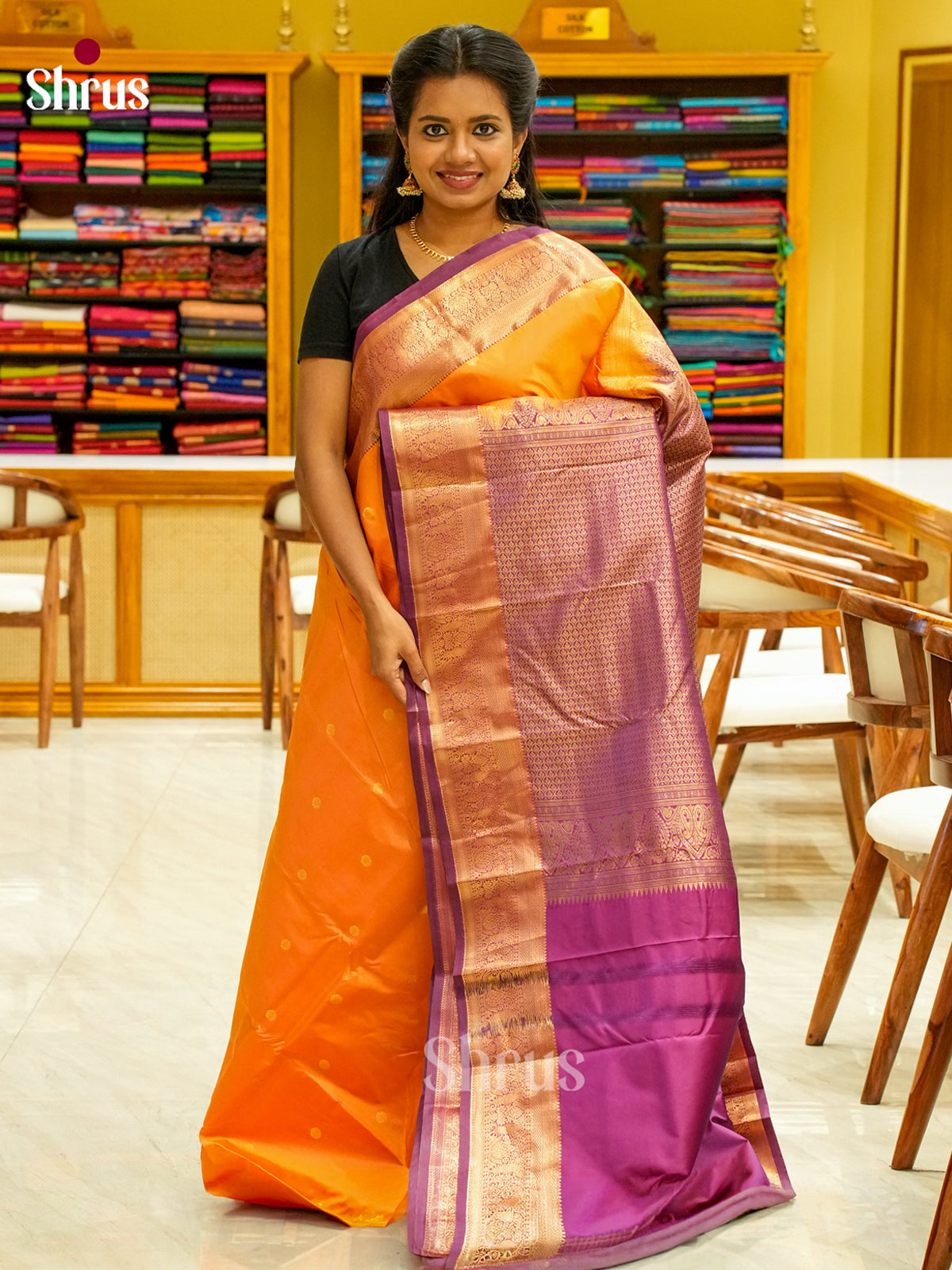 Kanchipuram-halfpure Saree - EH19056