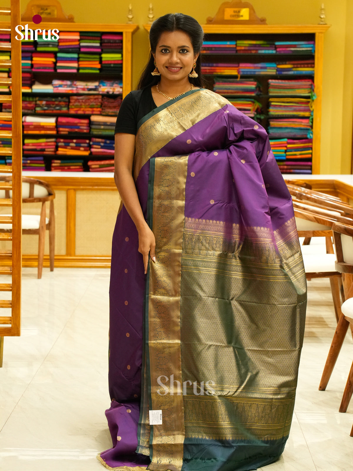 Kanchipuram-halfpure Saree - EH19062