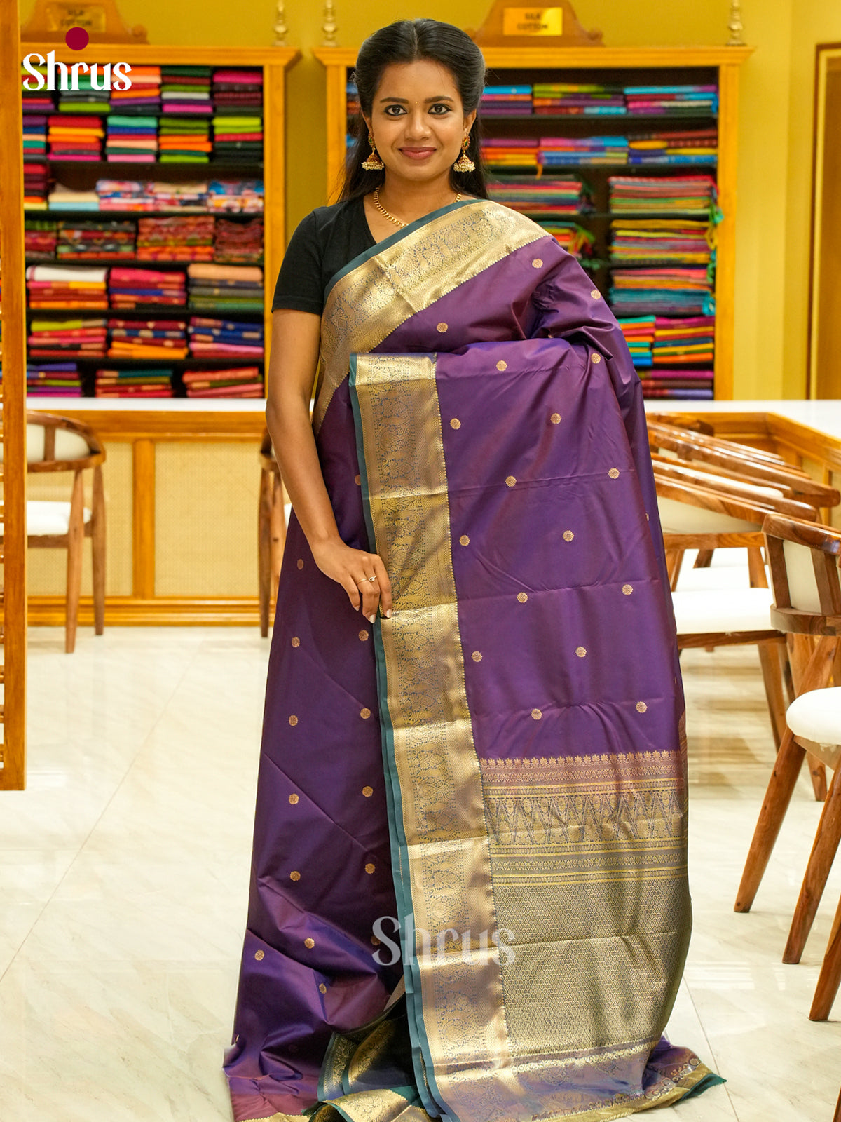 Kanchipuram-halfpure Saree - EH19063