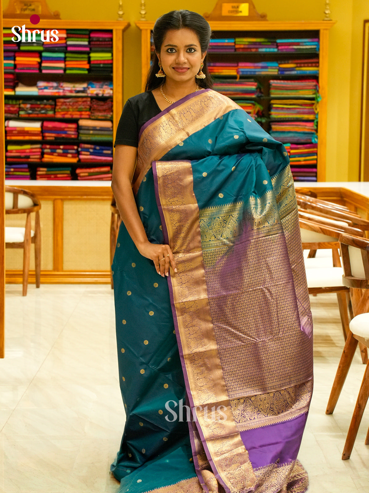 Kanchipuram-halfpure Saree - EH19068