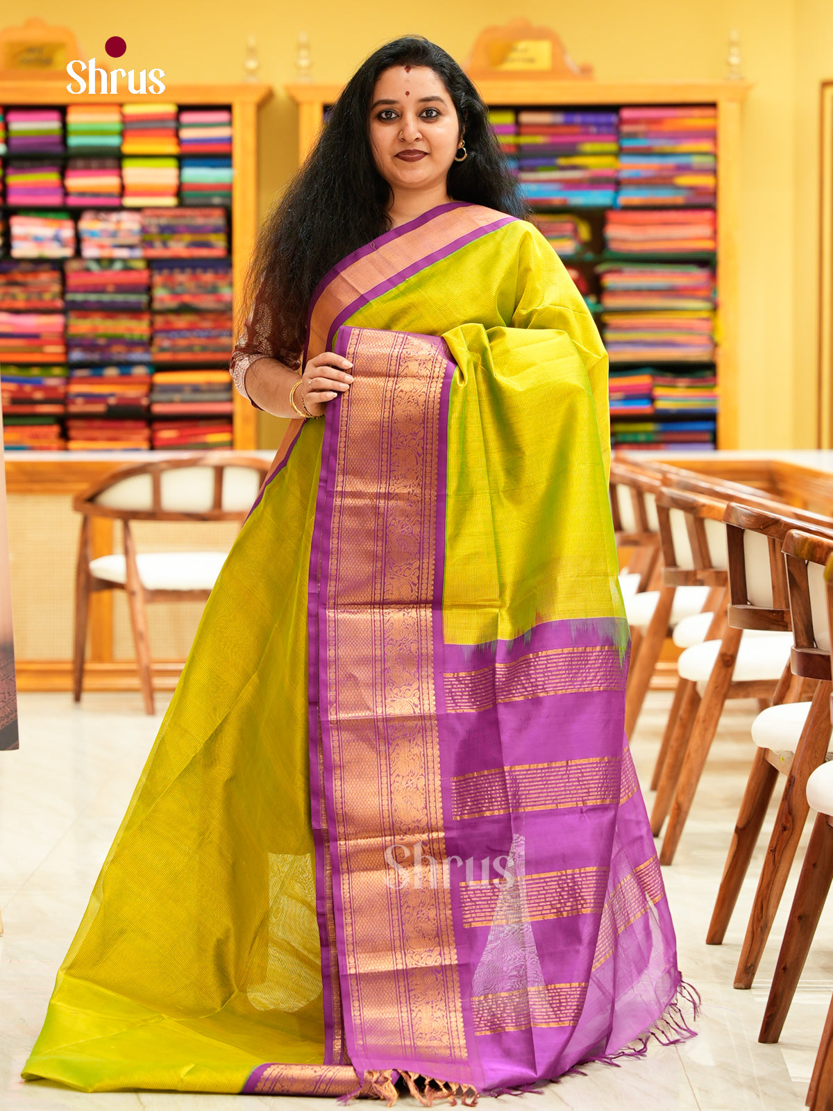 Silk Cotton Saree - EH20002