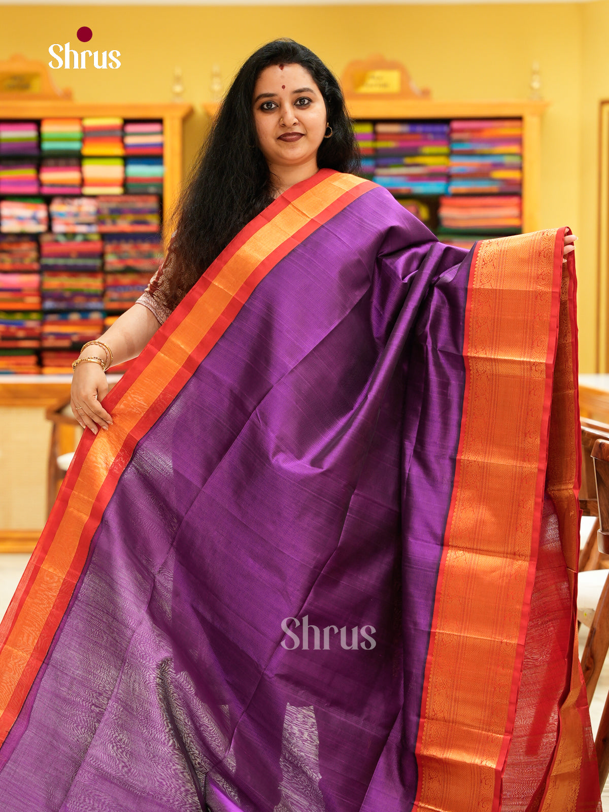 Silk Cotton Saree - EH20003