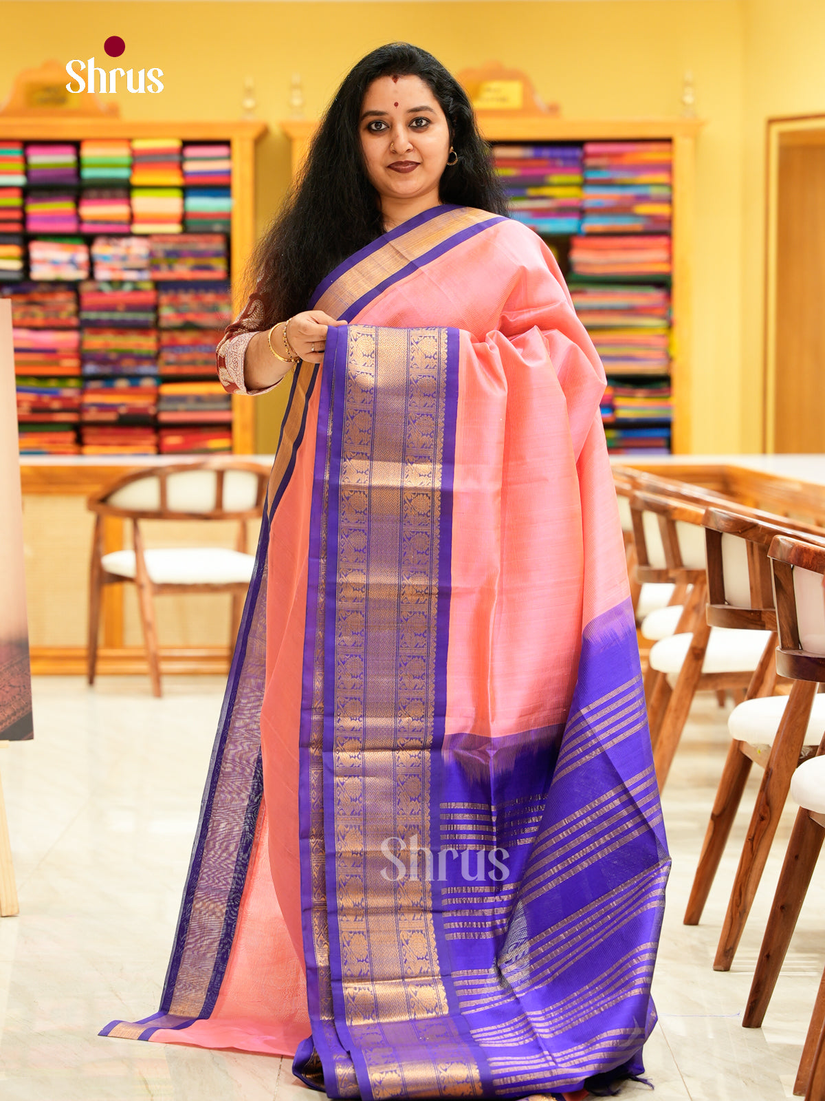 Silk Cotton Saree - EH20005