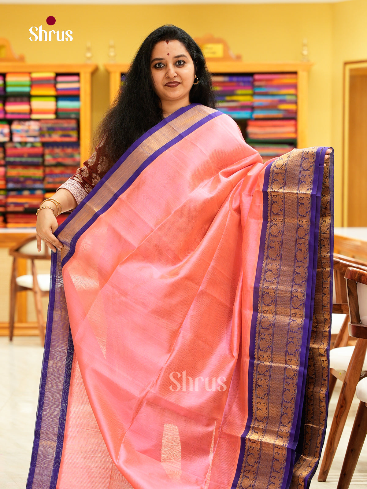 Silk Cotton Saree - EH20005