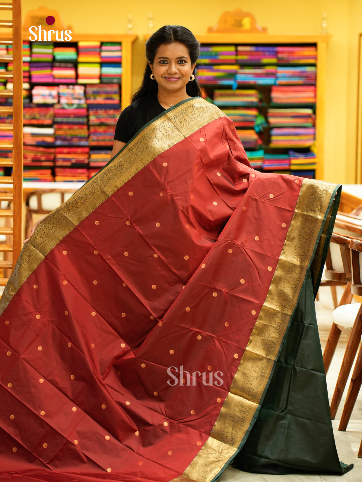 Kanchipuram halfpure Saree - EH25002