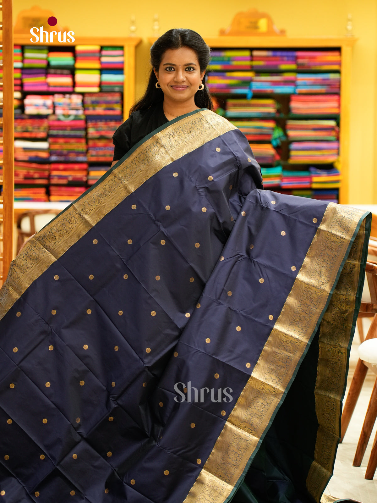 Kanchipuram halfpure Saree - EH25008