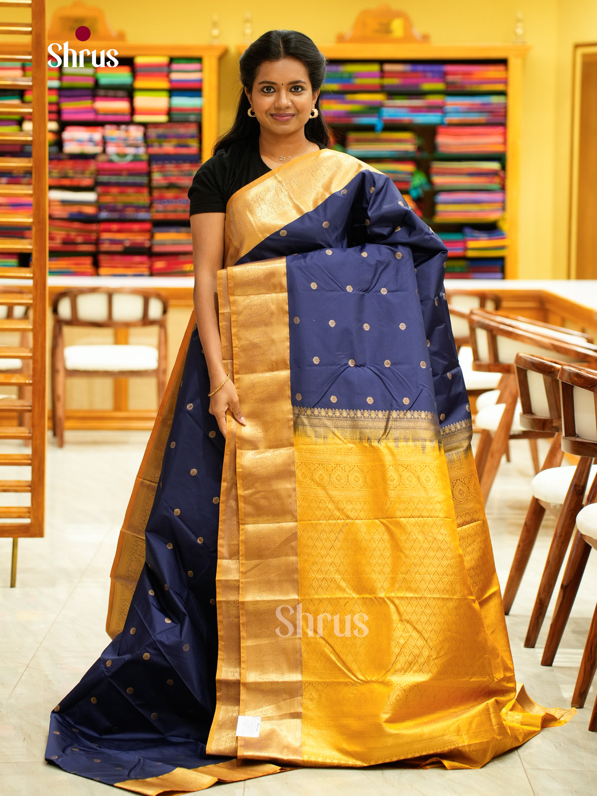 Kanchipuram halfpure Saree - EH25011