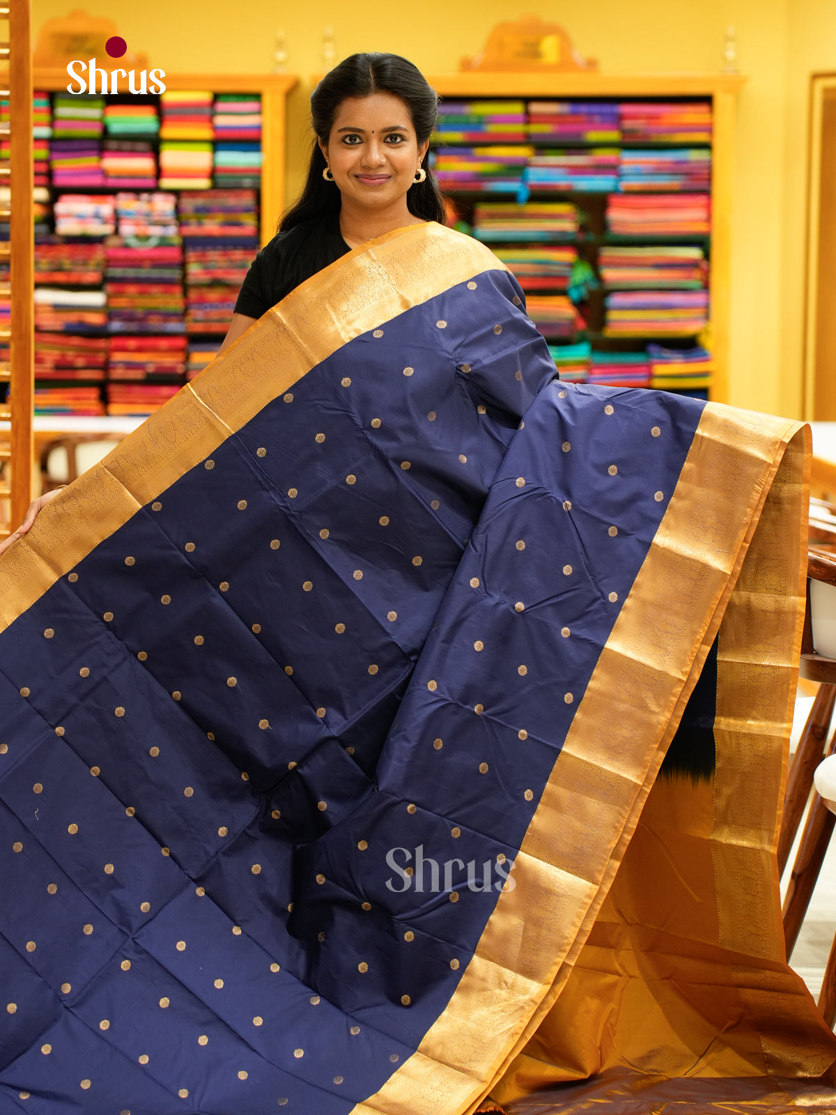 Kanchipuram halfpure Saree - EH25011