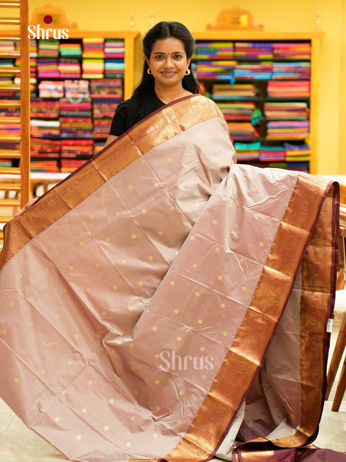 Kanchipuram halfpure Saree - EH25012