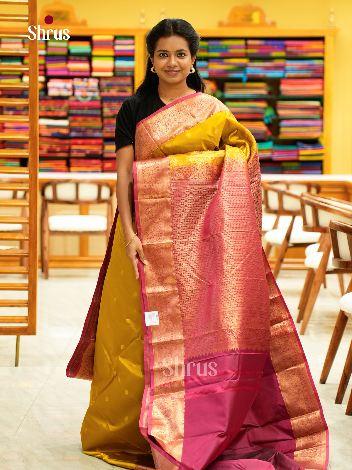 Kanchipuram halfpure Saree - EH25014