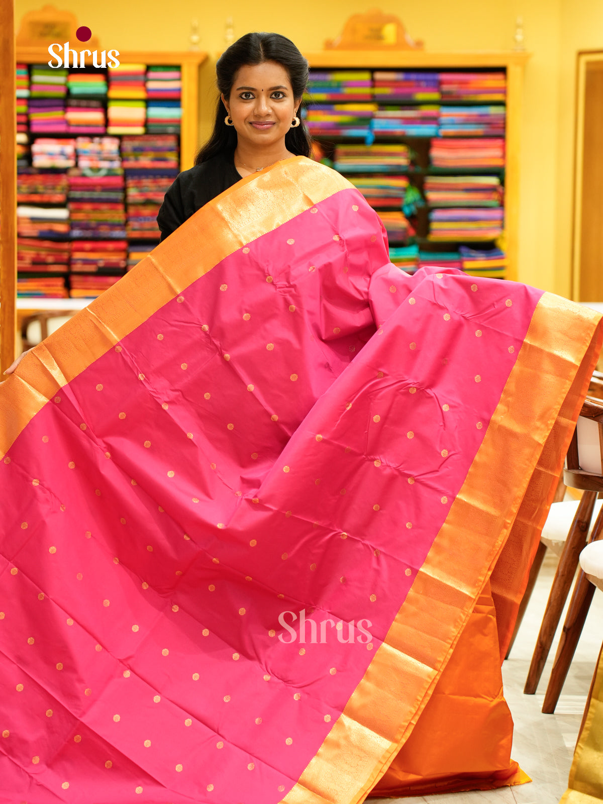 Kanchipuram halfpure Saree - EH25020