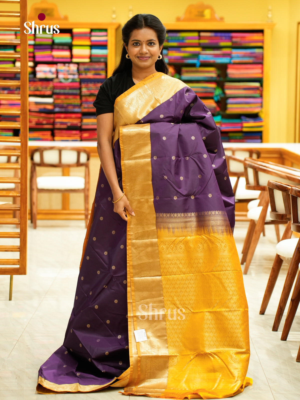 Kanchipuram halfpure Saree - EH25021