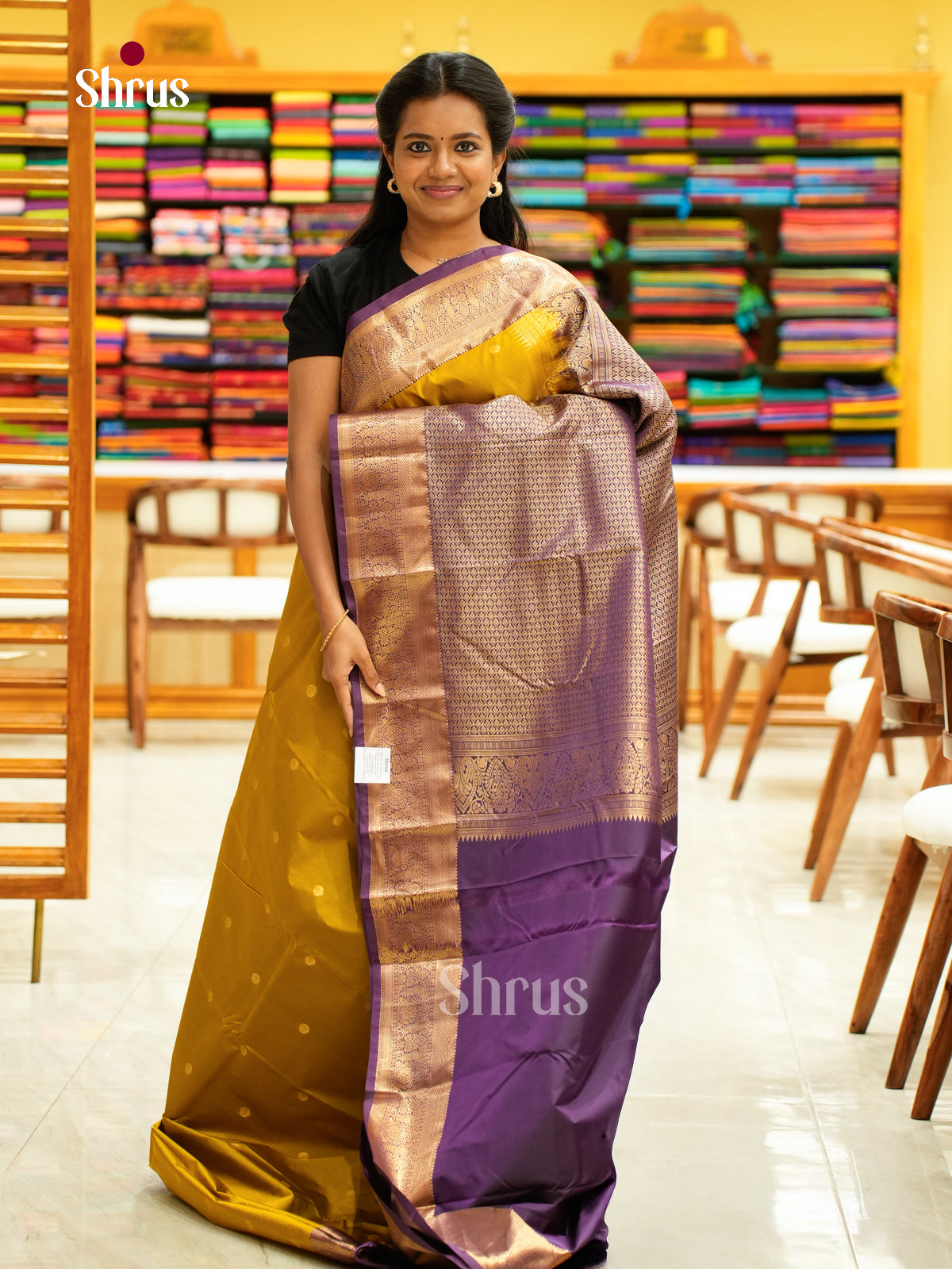 Kanchipuram halfpure Saree - EH25023