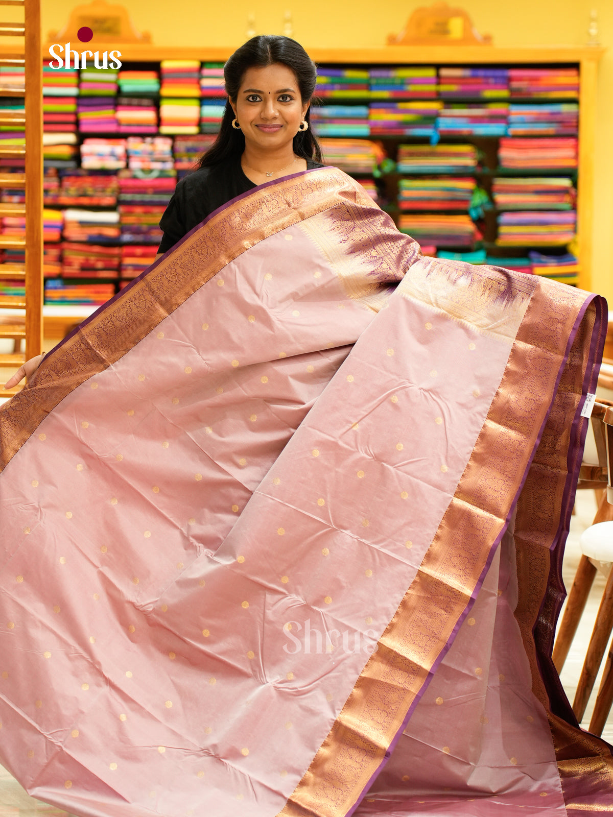 Kanchipuram halfpure Saree - EH25024