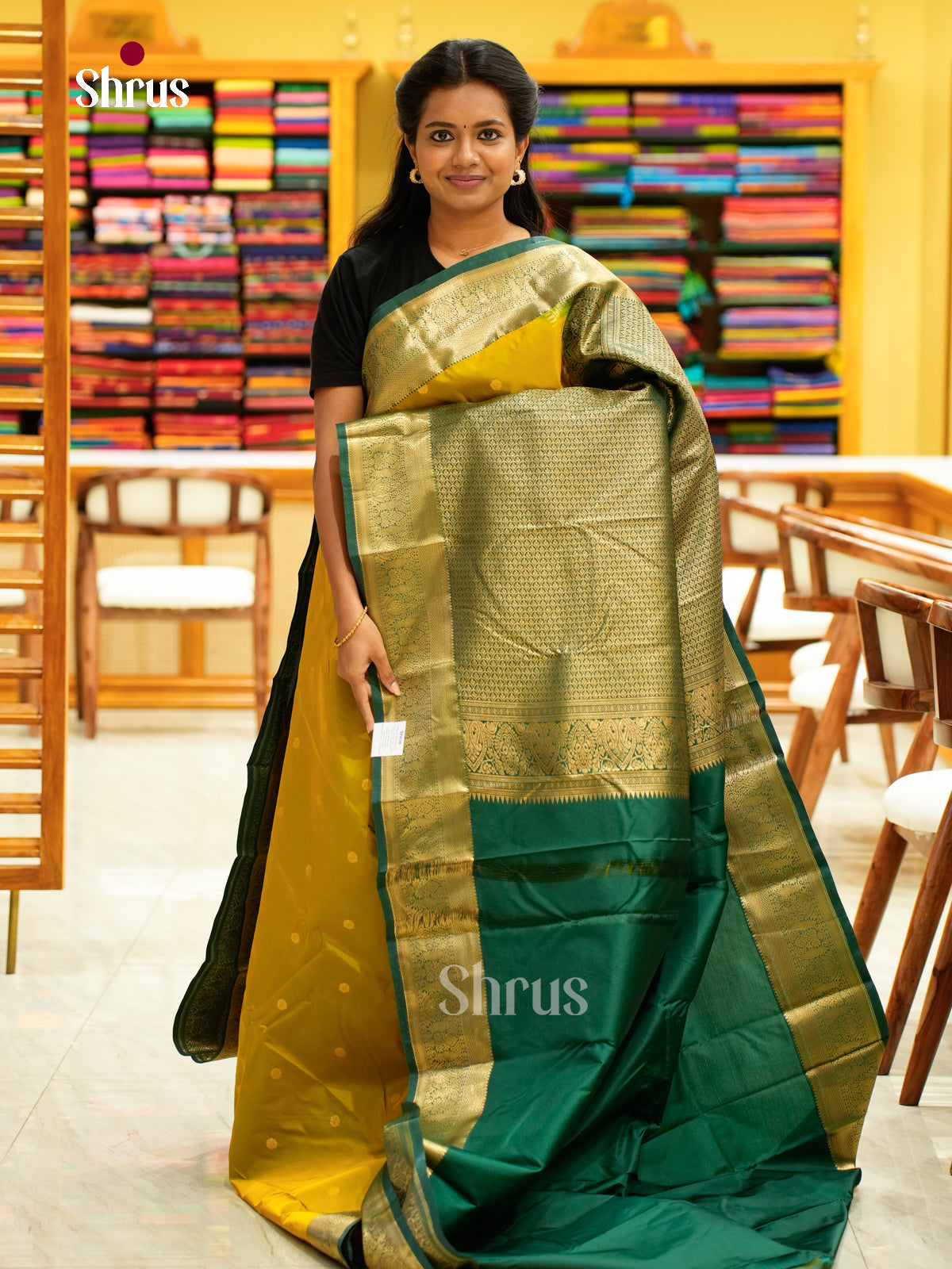 Kanchipuram halfpure Saree - EH25025