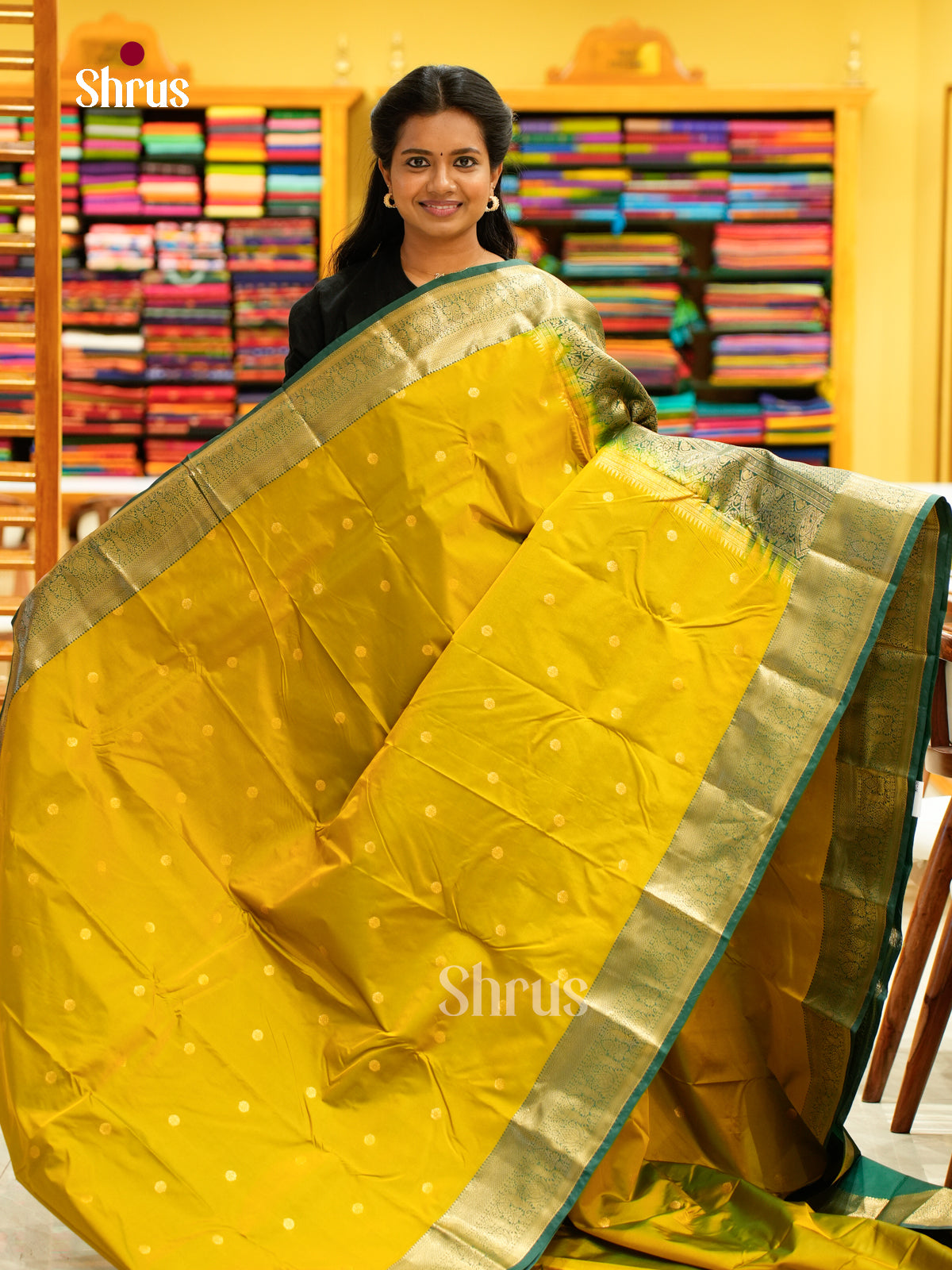 Kanchipuram halfpure Saree - EH25025