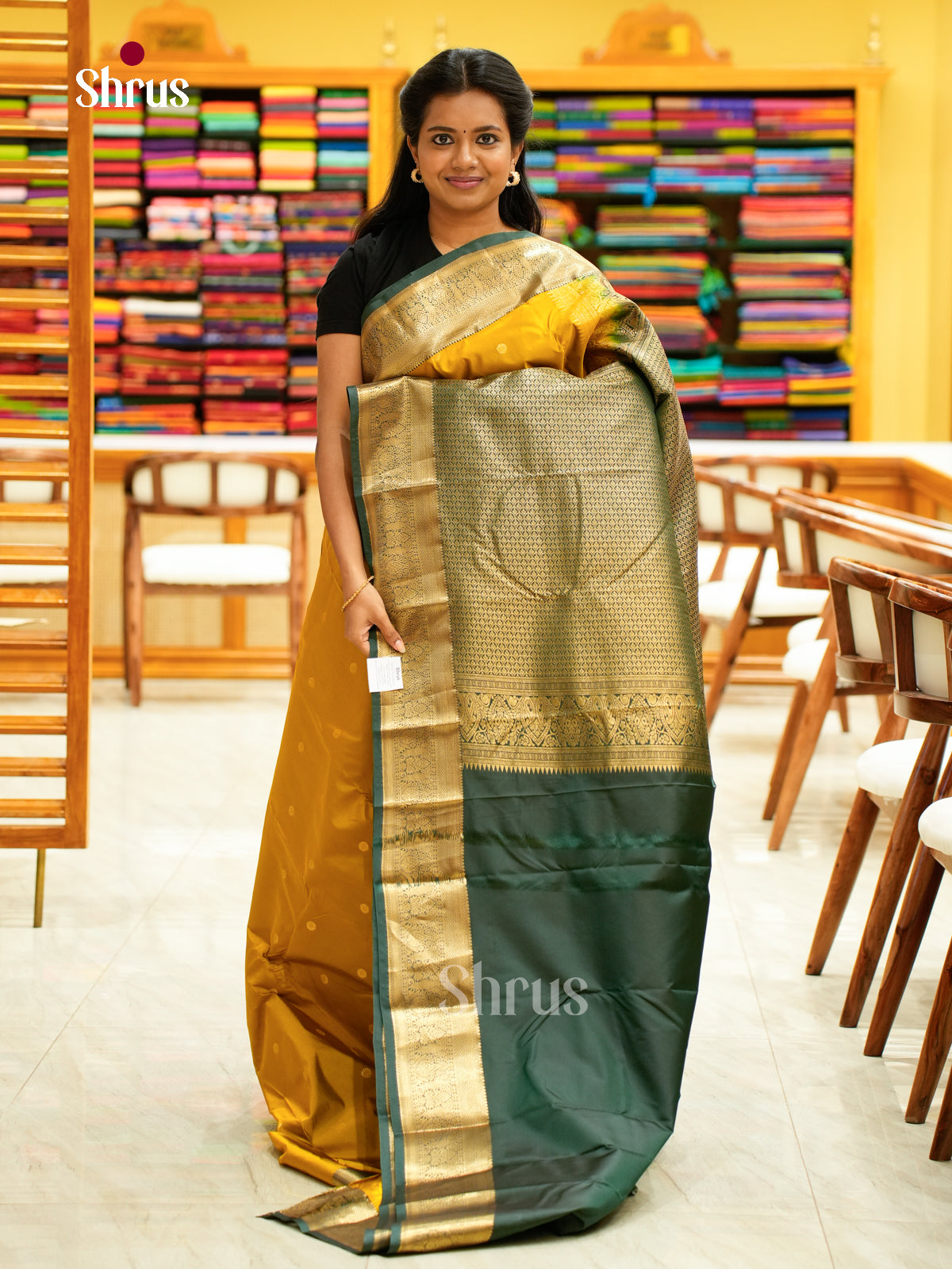 Kanchipuram halfpure Saree - EH25026