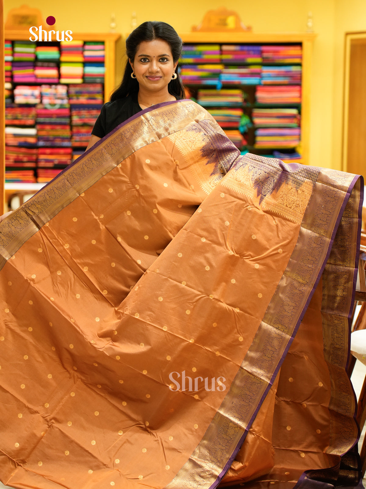 Kanchipuram halfpure Saree - EH25030