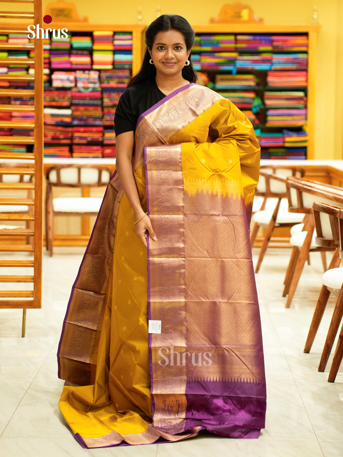 Kanchipuram halfpure Saree - EH25031