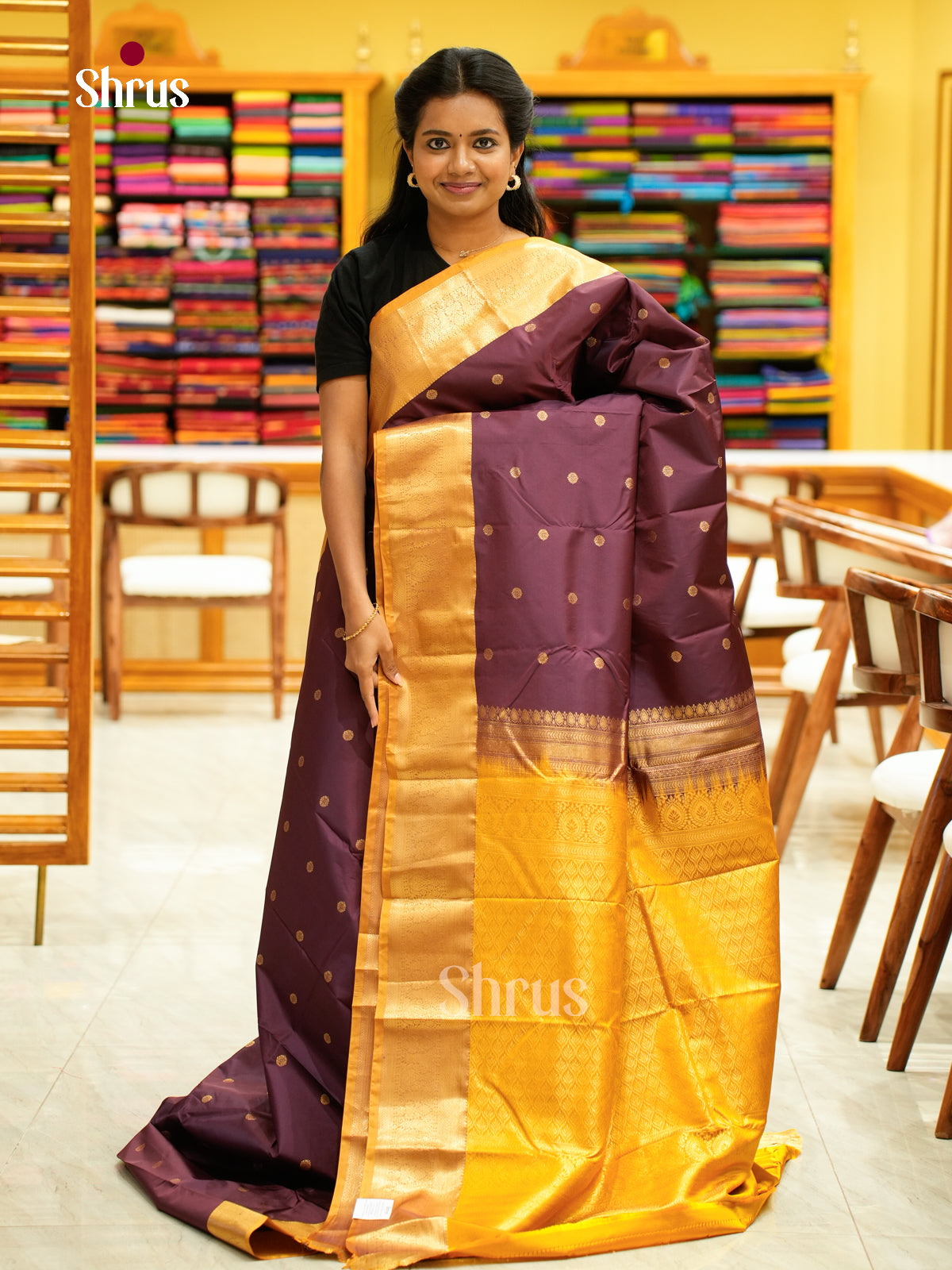 Kanchipuram halfpure Saree - EH25032