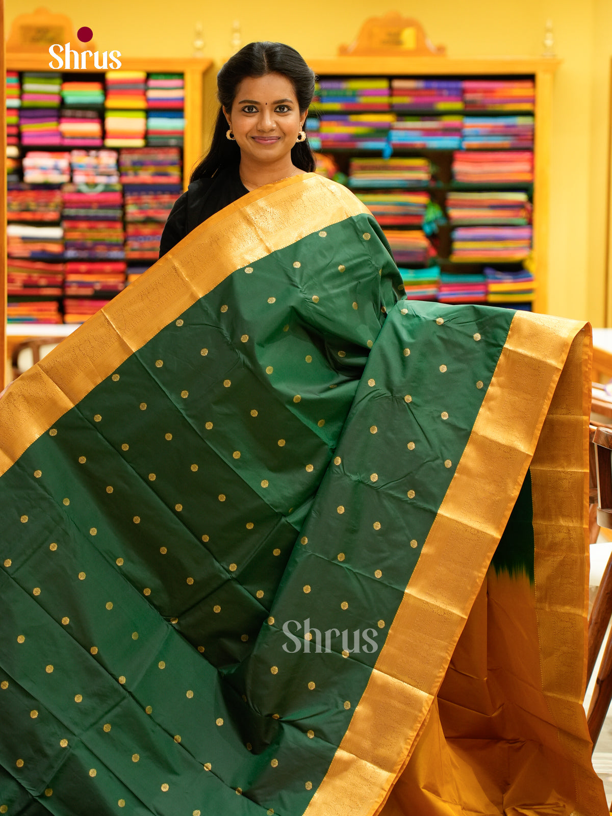 Kanchipuram halfpure Saree - EH25033