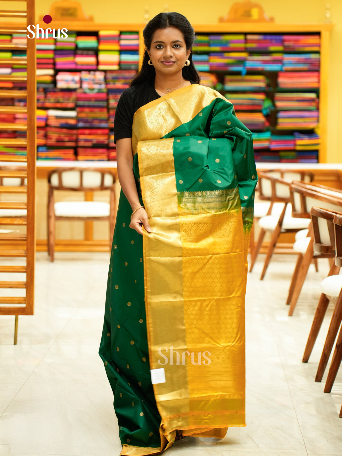 Kanchipuram halfpure Saree - EH25035