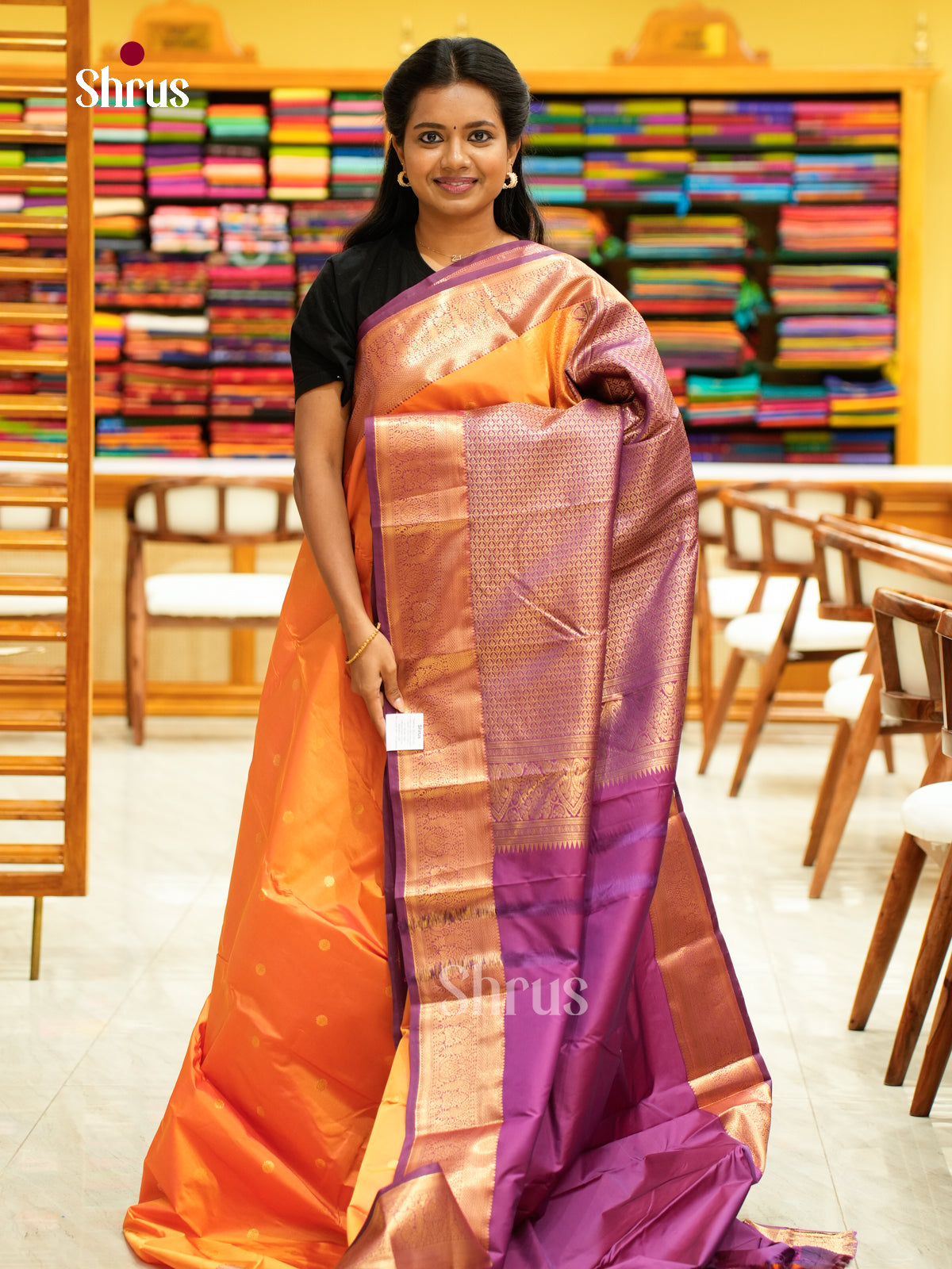 Kanchipuram halfpure Saree - EH25036