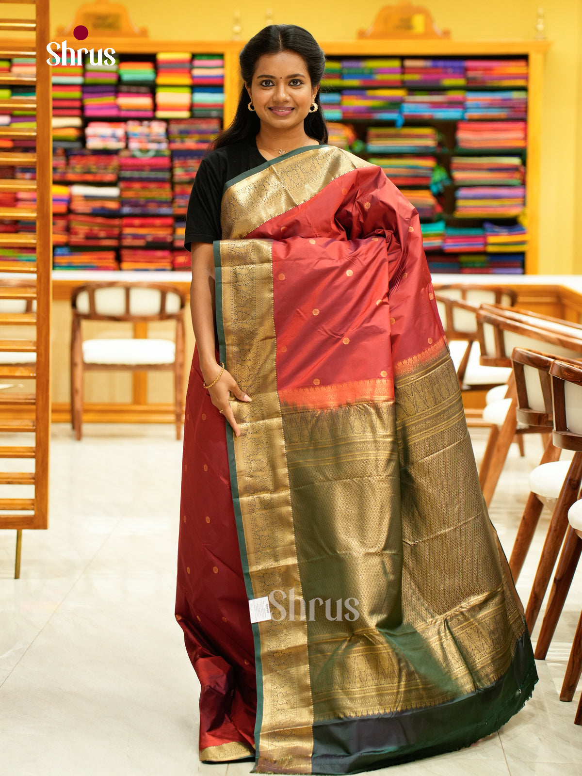 Kanchipuram halfpure Saree - EH25039