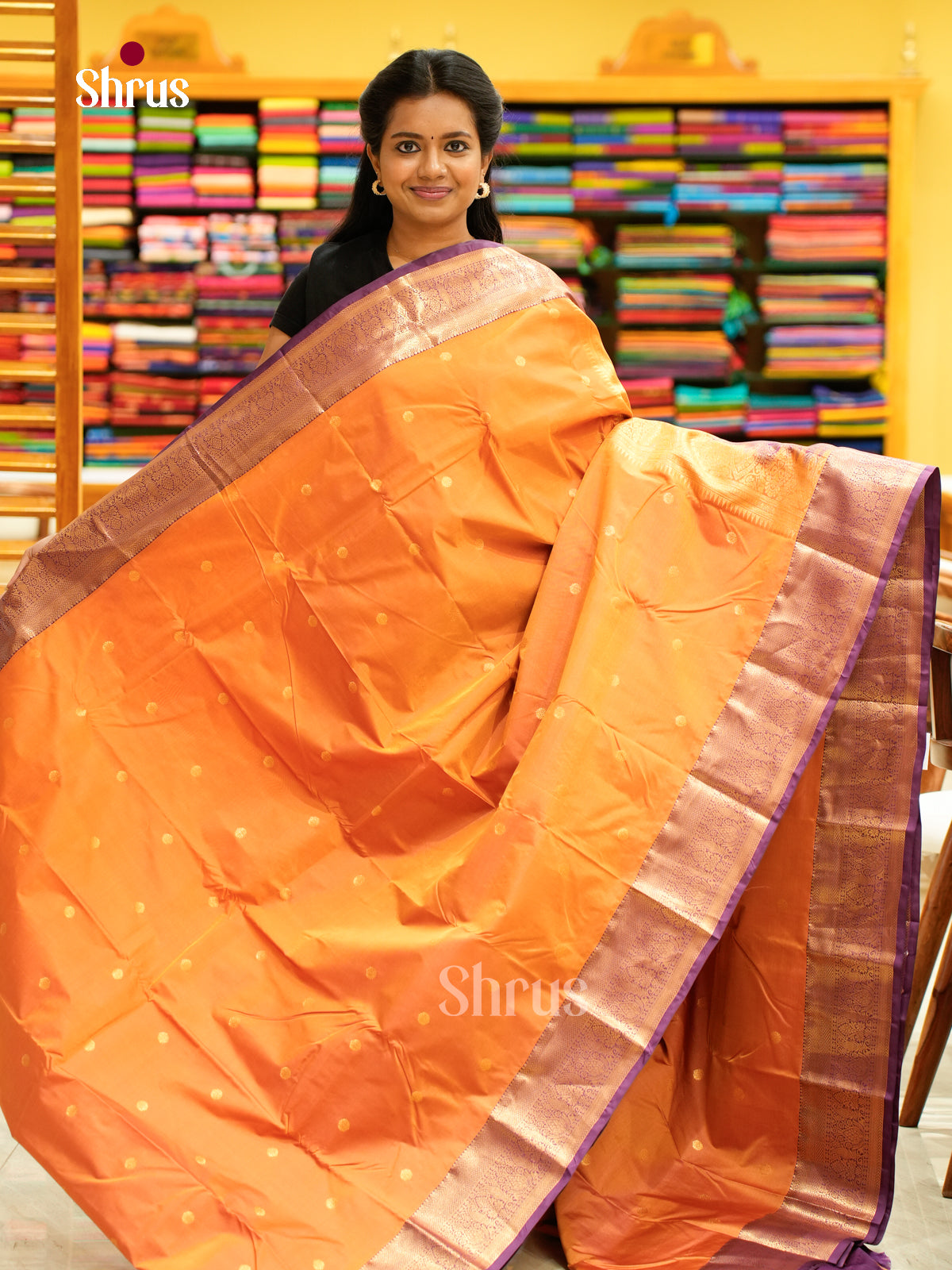Kanchipuram halfpure Saree - EH25040