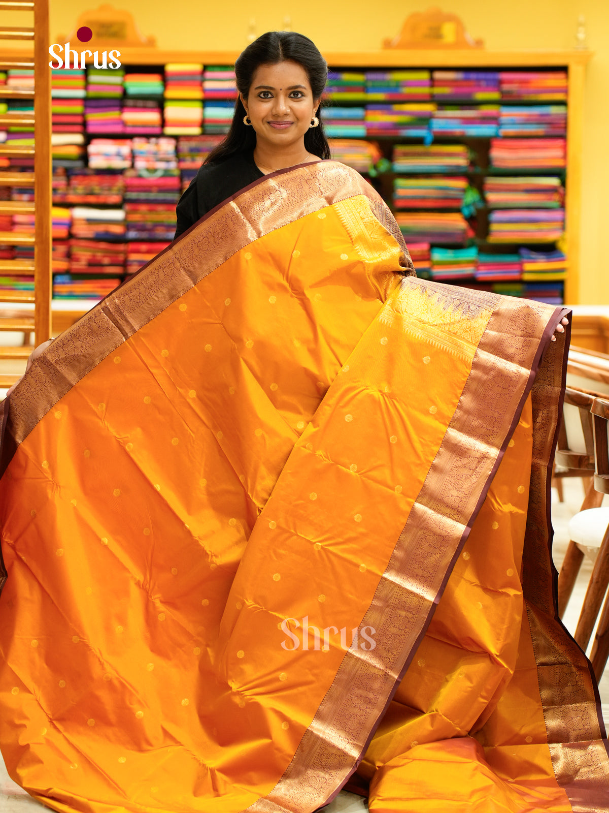 Kanchipuram halfpure Saree - EH25041