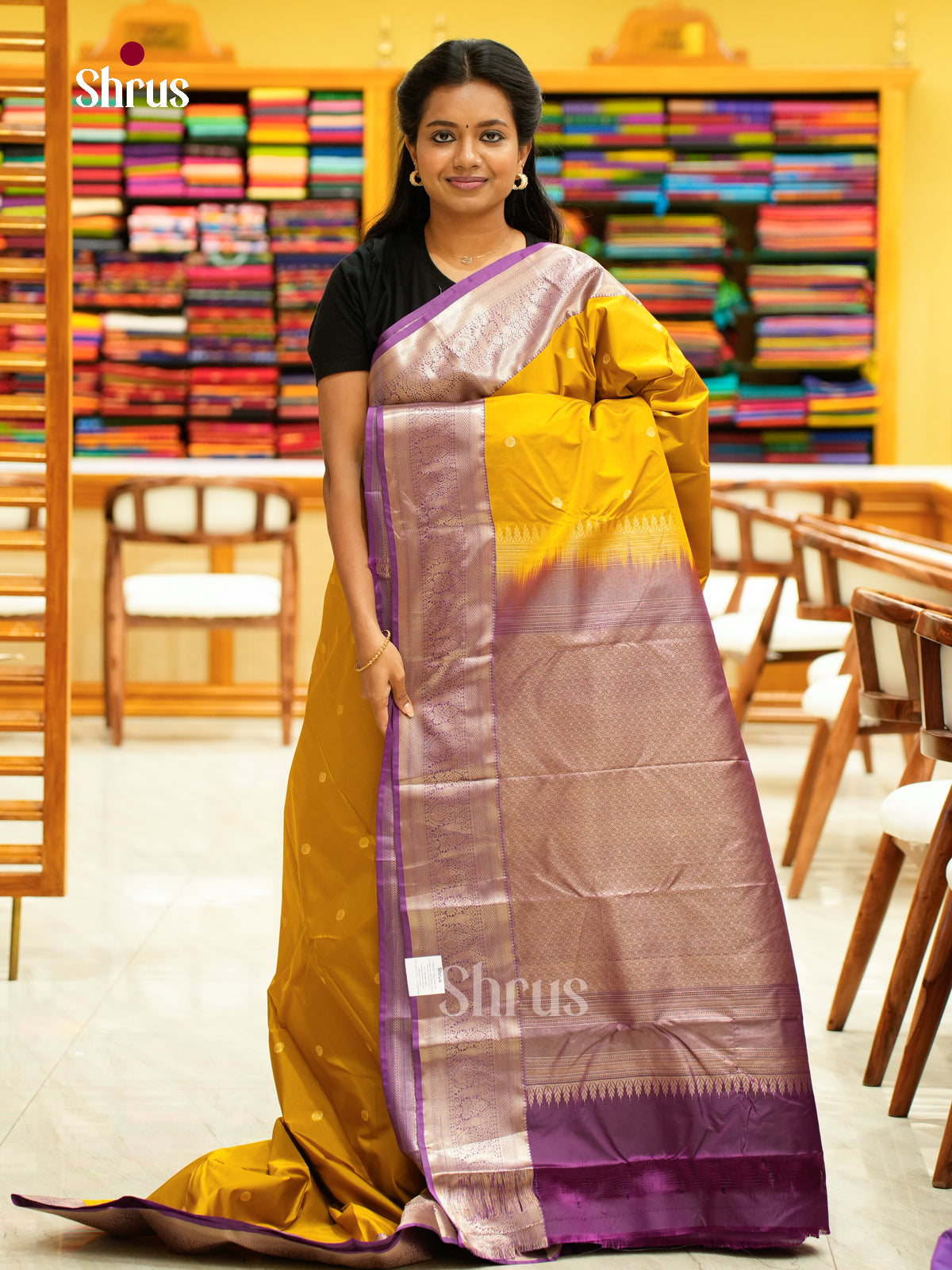 Kanchipuram halfpure Saree - EH25042