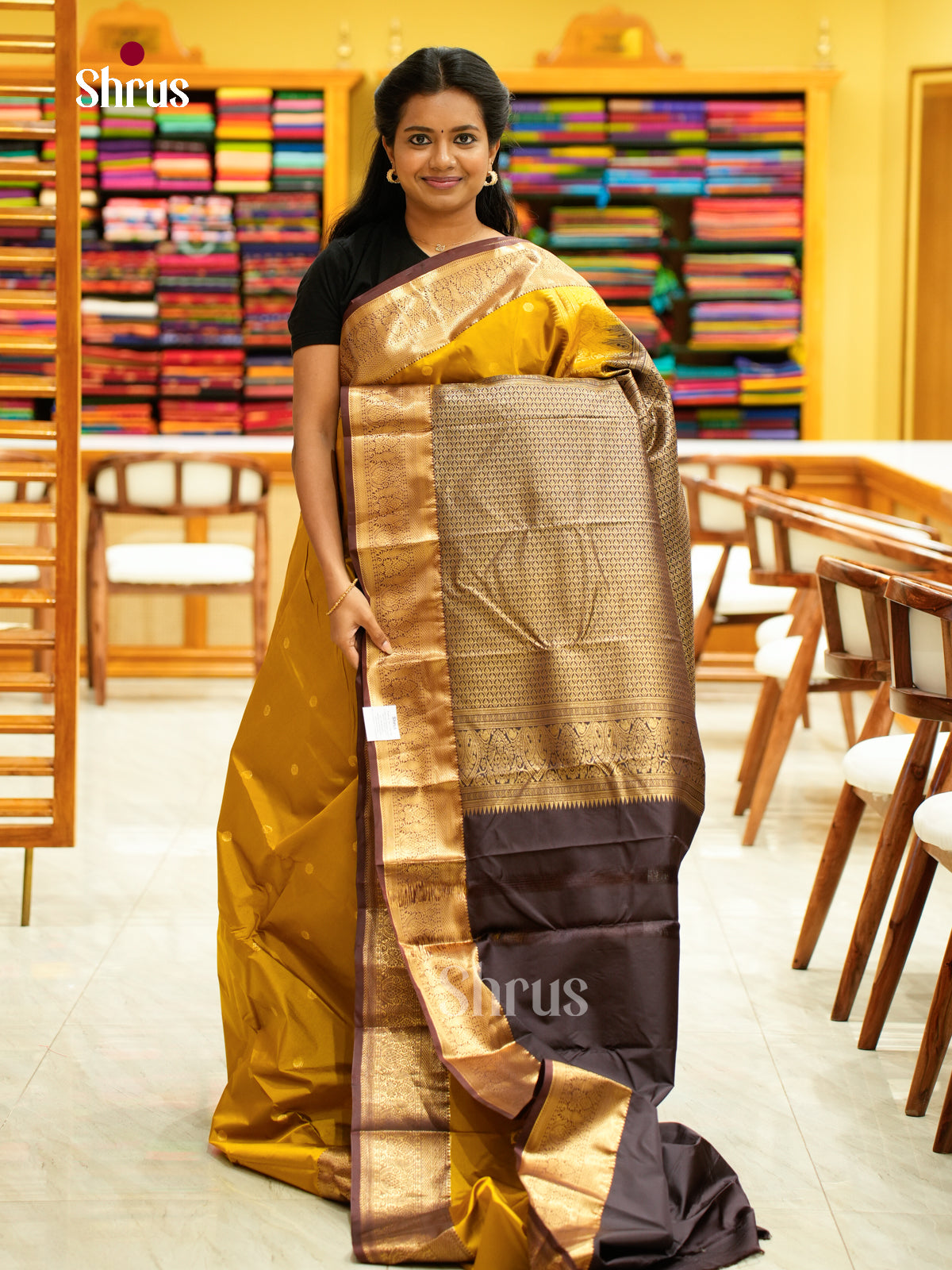 Kanchipuram halfpure Saree - EH25044