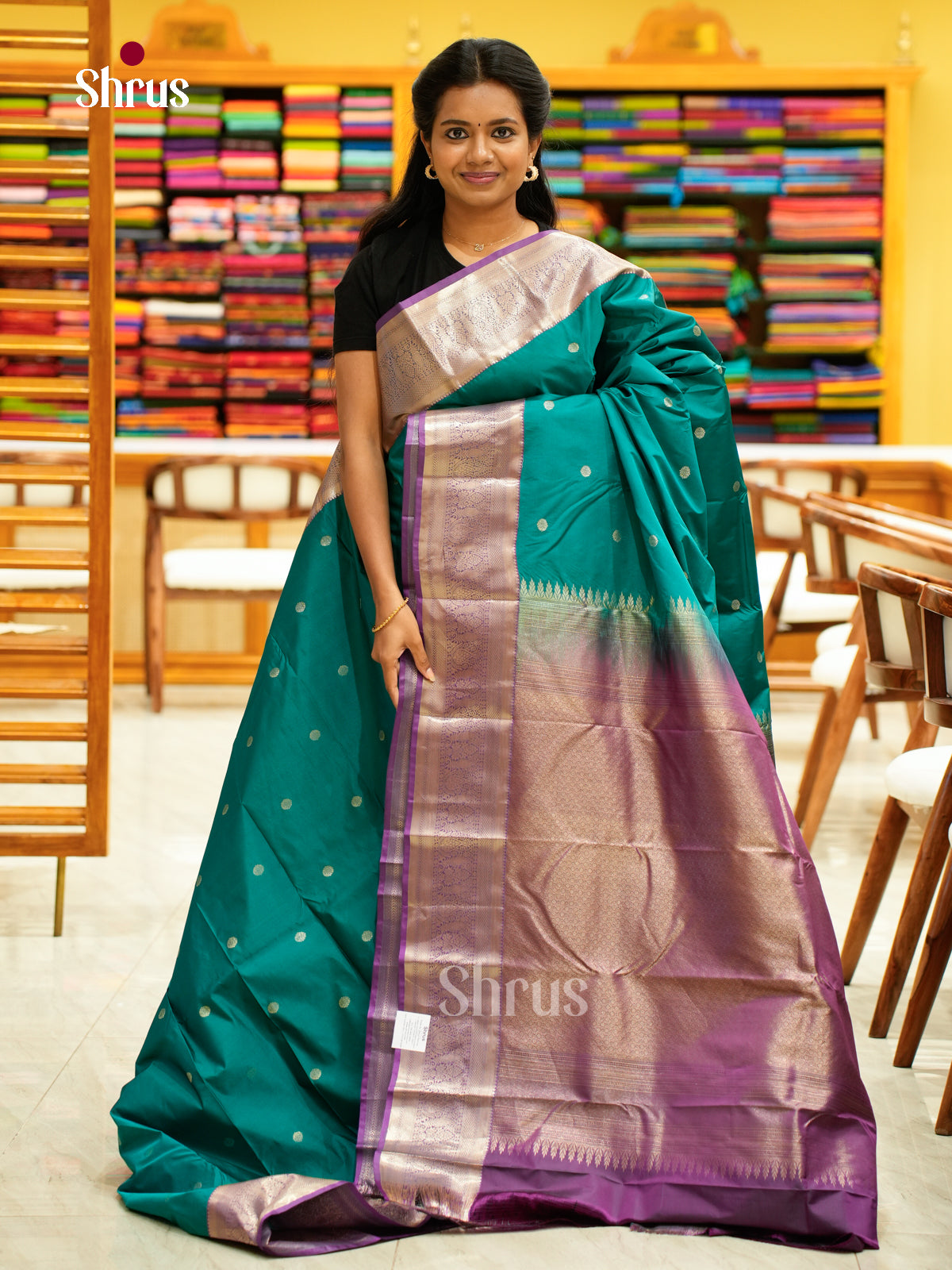 Kanchipuram halfpure Saree - EH25045