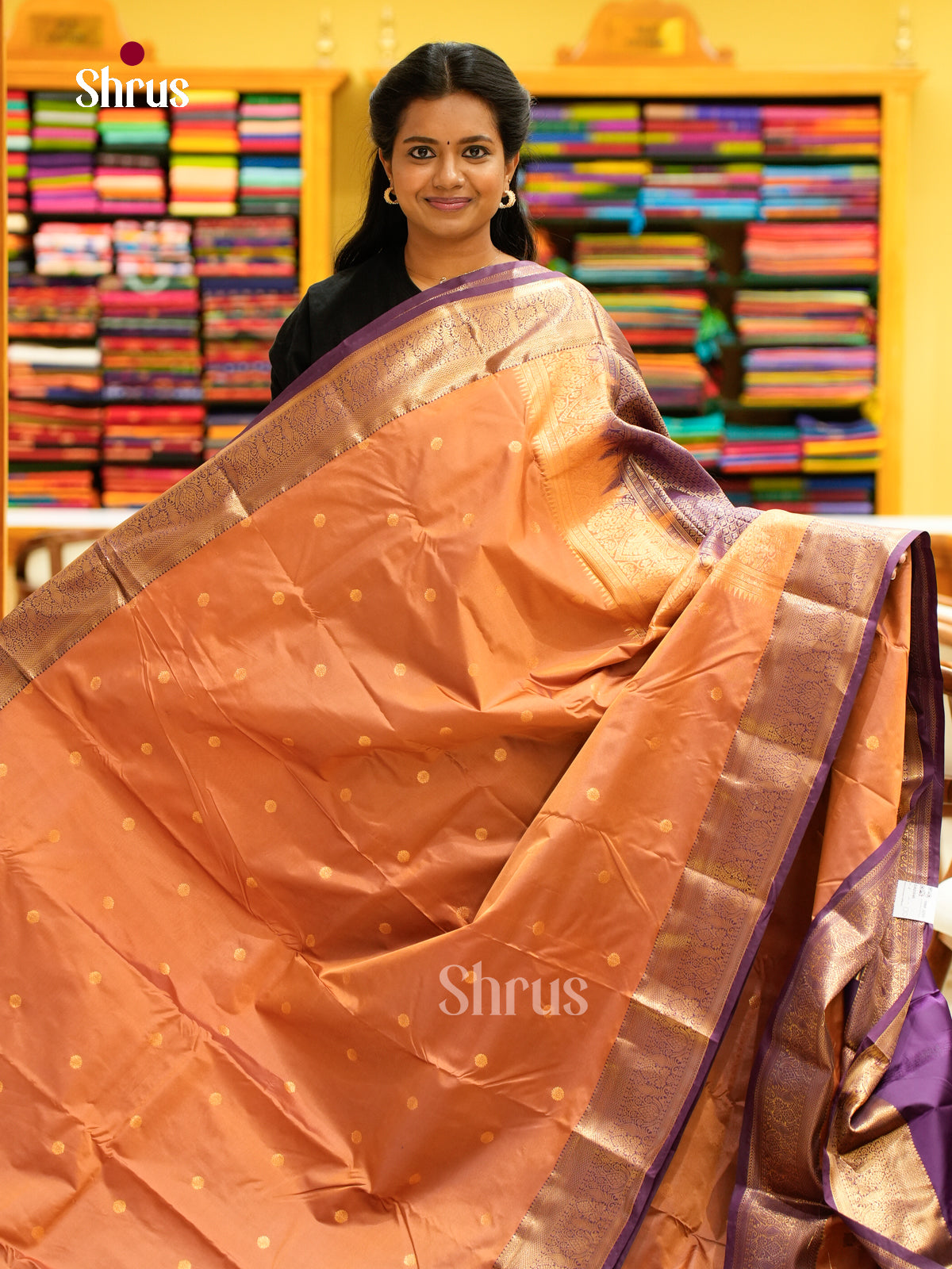 Kanchipuram halfpure Saree - EH25046