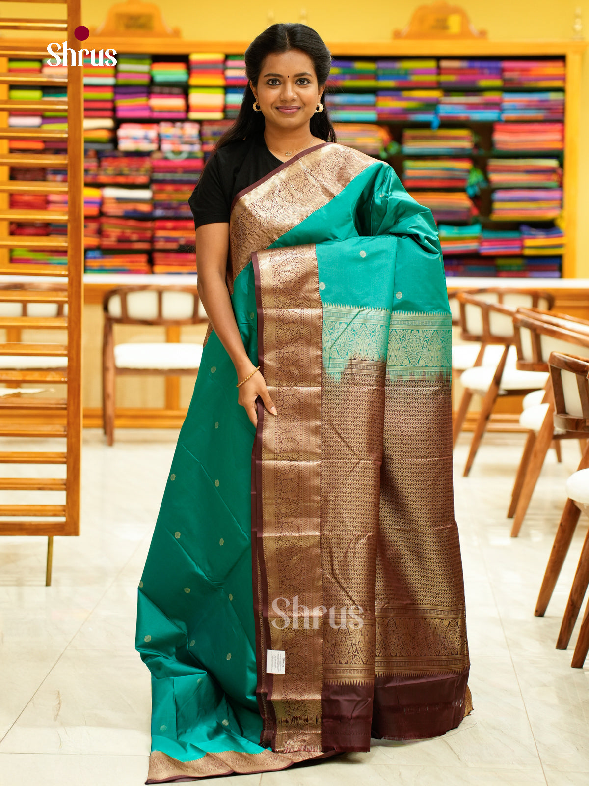 Kanchipuram halfpure Saree - EH25047
