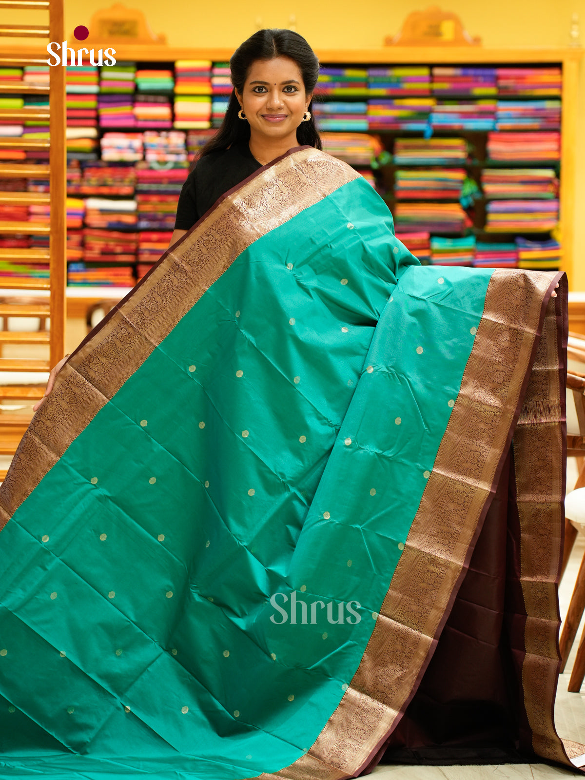 Kanchipuram halfpure Saree - EH25047