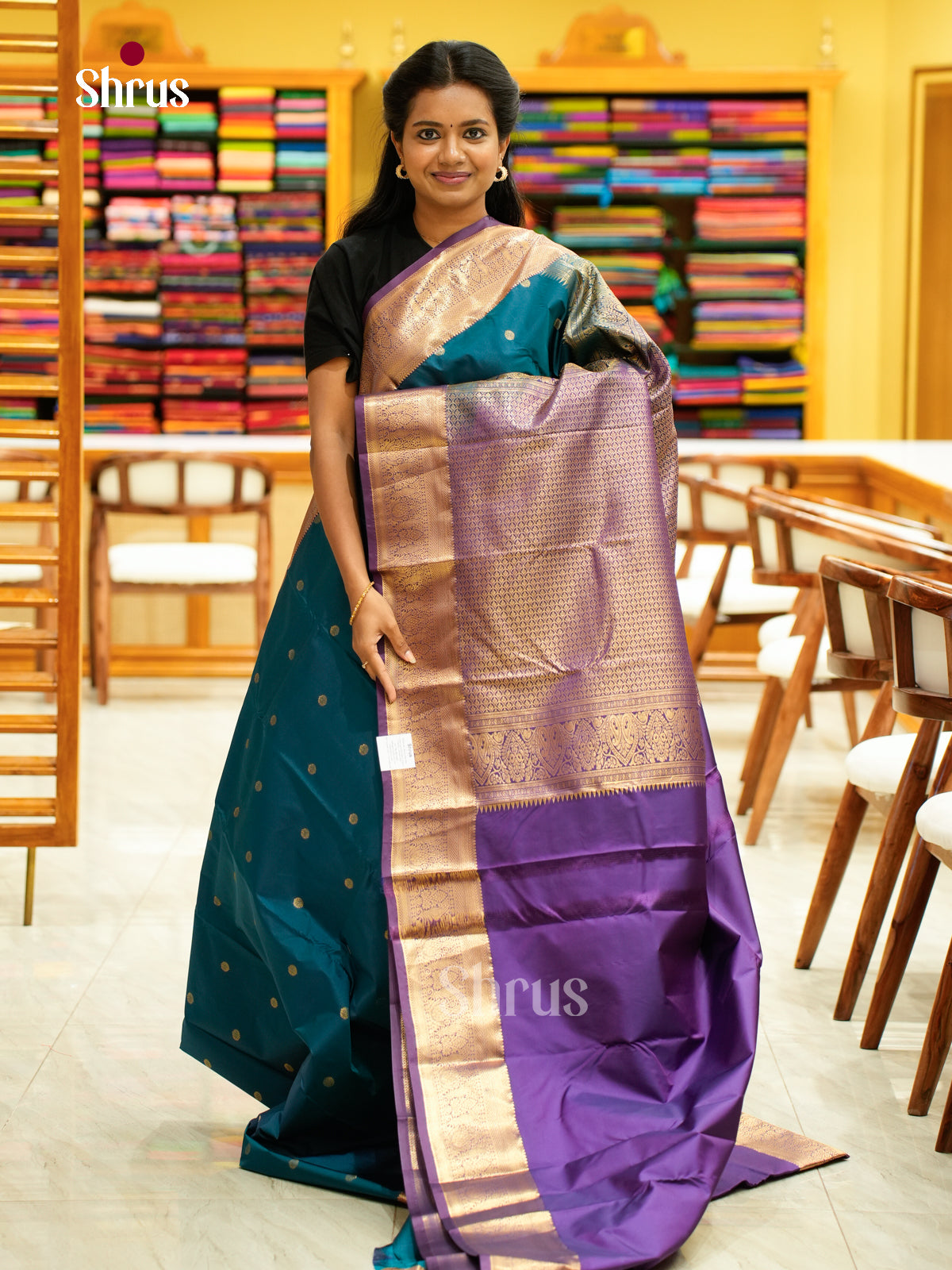 Kanchipuram halfpure Saree - EH25048
