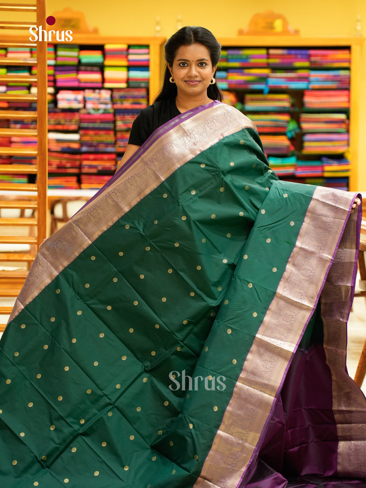 Kanchipuram halfpure Saree - EH25049