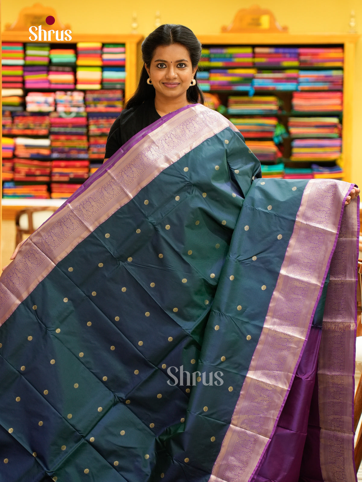 Kanchipuram halfpure Saree - EH25050
