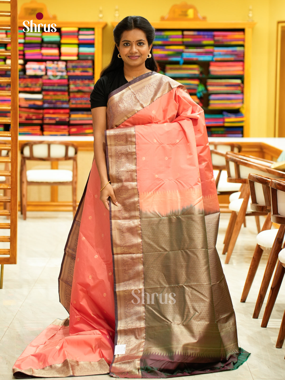 Kanchipuram halfpure Saree - EH25053