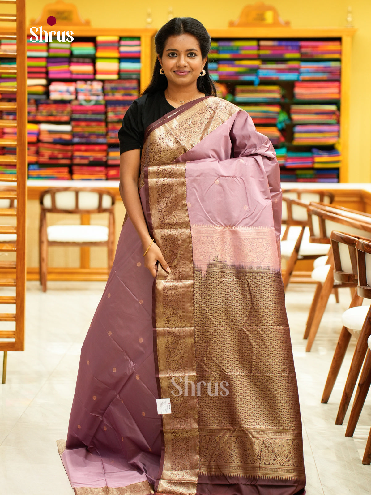 Kanchipuram halfpure Saree - EH25056