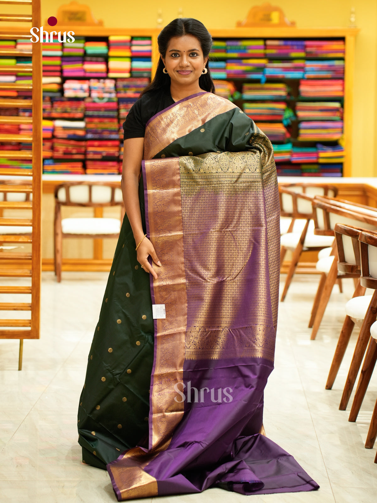 Kanchipuram halfpure Saree - EH25058